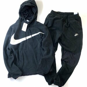 ★新品★NIKE ナイキ クラブ フリース フーディ & パンツ セット 上下 DQ4897 DQ4902 -010 黒 M