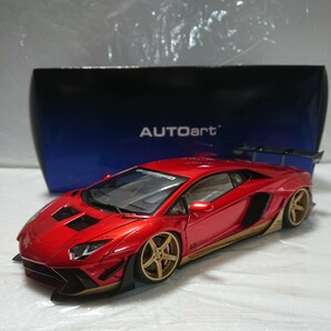 オートアート(AUTOart)1/18 LAMBORGHINI AVENTADOR LimitedEditionキャンディレッドの画像2