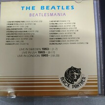 CD【THE BEATLES】ビートルズマニア　エド・サリヴァン・ショー他　1963〜65年　LIVE　２０曲_画像4