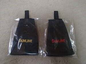 SUNLINE(サンライン)フィッシングタオル ショート TO-106 ブラック×ゴールド ブラック×レッド 2枚 新品