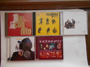 Incognito 5枚セット　4枚輸入盤　1枚国内盤ライナー帯付　アッシドジャズ