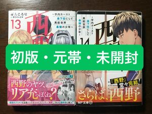 【初版・元帯・未開封】西野 ～学内カースト最下位にして異能世界最強の少年～ 13・14巻