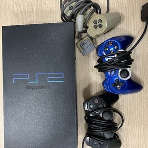 ♪♪T#9688 SONY PS2 プレイステーション2 本体ソフト コントローラー ジャンク♪♪の画像1