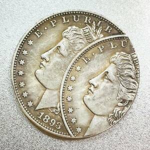 モルガン エラーコイン 1ドル銀貨 1893年 S　レプリカコイン