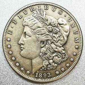 モルガン 1ドル銀貨 1893年 CC　レプリカコイン