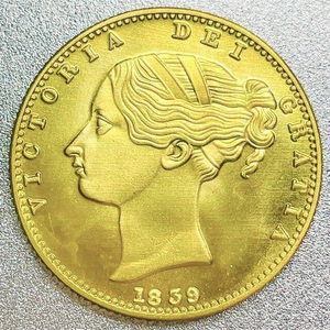 ソブリン金貨 ヴィクトリア女王　レプリカコイン