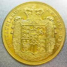 英国 ジョージ4世 5ポンド金貨 1826年　レプリカコイン_画像2
