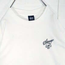 【STUSSY】90s'紺タグ　vintage スカルロゴ　Tシャツ_画像6