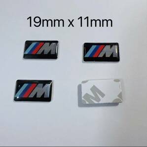 BMW ミニ ロゴステッカー 4個 19mm×11mmの画像1
