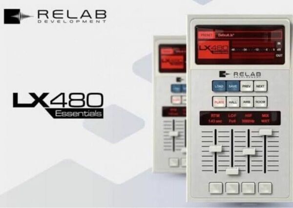 Relab LX480 Essentials リバーブプラグイン　ダウンロード版　未使用　正規品　Mac/Win対応