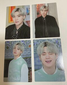 BTS 防弾少年団 SUGA ユンギ ミニフォト PTD 全種類 コンプリート 4枚セット