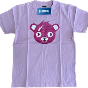 フォートナイト FORTNITE ピンクのクマちゃん 半袖Tシャツ ピンク LLサイズ C593EWTの画像1