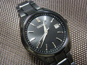 1円～ セイコー/SEIKO 腕時計 ソーラー 7B72-0AG0 ブラック チタン