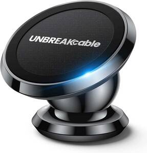 UNBREAKcable 車載ホルダー マグネット 360°調整可能 超強磁力 車 スマホホルダー 片手操作スマホスタンドiPho