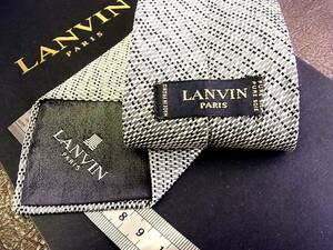 ♪№H1687良品♪【人気の細8.4㎝】【LANVIN】ランバン♪ネクタイ♪ナロータイ♪