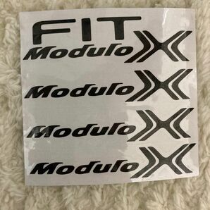 限定1セット）モデューロX FIT ステッカー　ブラック