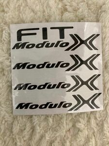 限定1セット）モデューロX FIT ステッカー　ブラック