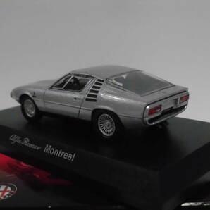 1/64 アルファロメオ 4 モントリオール 銀 絶版品 Alfa Romeo Montreal Silver FR 2593cc V8 220km/h 送料込 の画像4