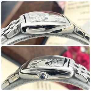 T617 1円 分解整備・磨き済 FRANCK MULLER フランクミュラー トノー カーベックス 2251QZ クォーツ 電池式 腕時計 箱・ギャランティ付の画像5