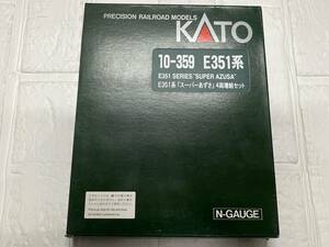 Nゲージ KATO 10-359 E351系 スーパー あずさ 4増結セット 鉄道模型 爆安 99円スタート