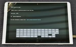 起動確認のみ(ジャンク) 液晶割れ有り HPタブレットPC x2 210 G2※本体のみ (管:KT009