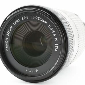 【クリアな光学】 Canon キヤノン EF-S 55-250mm F4-5.6 IS STM レンズ デジタル一眼カメラ #854の画像2