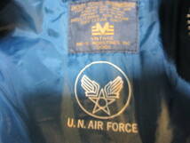 O.80.68～ジャンバー VINTAGE MES U.N.AIR FORCE ミリタリー LL size _画像2