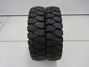 D5-24-0339 ● フォークリフト用タイヤ DUNLOP ダンロップ POWER LIFTER パワーリフター 4.00-8 6PR 2本セット