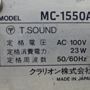 I5-24-0375 ● Clarion クラリオン CDオートチェンジコントローラーデッキ MC-1550A ◆ オーディオ機器の画像8