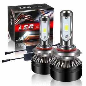 【即日発送】HB3 LED ヘッドライト バイク 車用 車検対応 ホワイト ヘッドライト LED