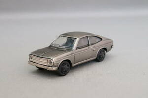 コナミ 絶版名車コレクション D.C.バージョン 日産 サニー 1200 GX-5（B110）1972 いぶし銀　1/64スケール