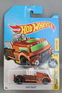 ホットウィール EXPERIMOTORS クレート レーサー 茶色（Hotwheels EXPERIMOTORS CRATE RACER）