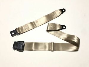  all-purpose 2 -point type seat belt champagne gold old car etc. 