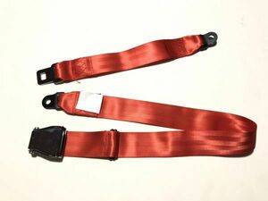  all-purpose 2 -point type seat belt red red old car etc. 