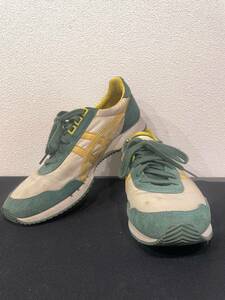 Onitsuka Tiger/オニツカタイガー DUALIO/デュアリオ スニーカー TH6K3N 26.0cm グリーン