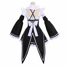 【送料無料】Sサイズ Re:ゼロから始める異世界生活 リゼロ レム ラム コスプレ衣装 メイド服 仮装 ハロウィン アニメコスプレ_画像3