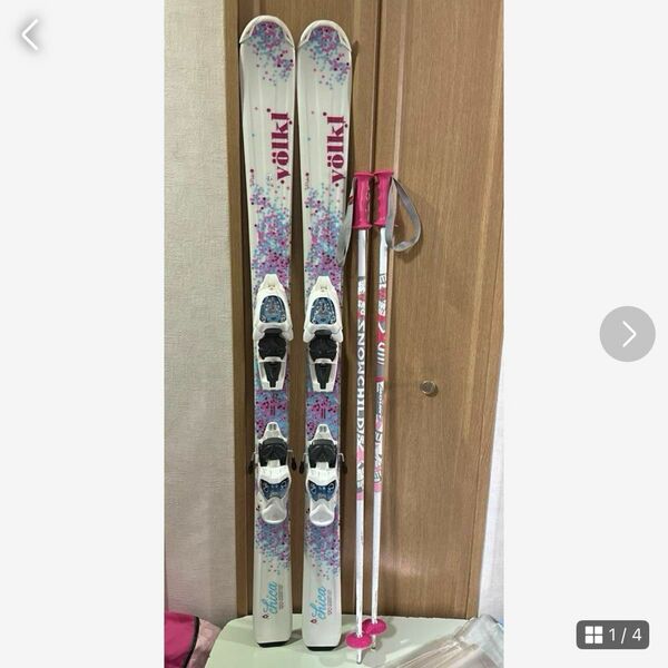 スキー用品 セット キッズ　23.0cm 121cm
