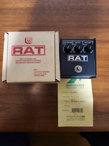 RATII proco USA製 ディストーション　エフェクター　Proco ラットRAT