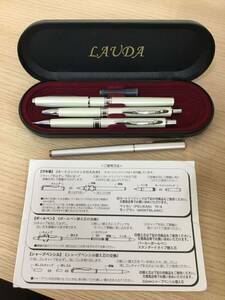 【10769他】ボールペン　セーラー　LAUDA　万年筆　ボールペン　セット 筆記用具 