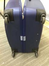 【T】【12252】サムソナイト　スーツケース　Samsonite　トラベル　キャリーケース　大型　青　ブルー　ビジネス　旅行_画像5