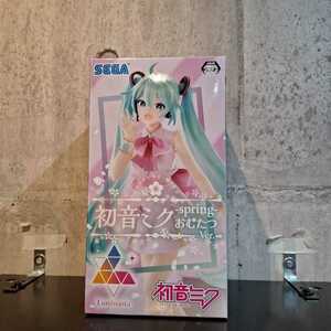  number 2 piece equipped [ unopened ] Hatsune Miku Luminasta -spring-....ver. figure 1F-004