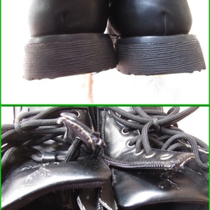 CAPTAIN STAG（キャプテンスタッグ）ブーツ、サイズ25cm、ショートブーツ、ブラック、品番：1704-BLKの画像9