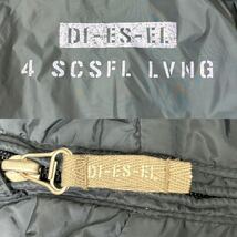 美品◎XL位/2way/ディーゼル/ナイロンジャケット ロゴプリント パッカブル 大きいサイズ ネイビー DIESEL マウンテンパーカー 紺色 メンズ_画像9