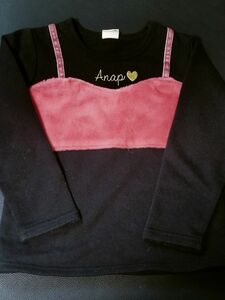 used トレーナー カットソー 長袖Tシャツ 女の子用 キッズ 110サイズ anap アナップ anapkidz