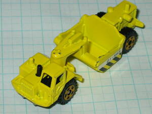 絶版品 トミカ 32 建設車両セット★小松 コマツ モータスクレーバ WS16 KOMATSU MOTOR SCRAPER WS-16 土砂欠品 中国製 ジャンク品