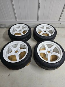 ほぼ未使用　YOKOHAMA WHEEL ADVAN Raicing GT BEYOND 鍛造 18インチ 9.0J + 51 235/40R18 PCD100 GR86 86 BRZ