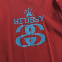 希少 90's 90年代初期 USA製 OLD STUSSY ステューシー リンガー Tシャツ XLサイズ SSリンク 半袖 プリント トップス 古着 ヴィンテージ_画像4