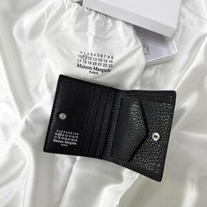 送料無料　Maison Margiela マルタンマルジェラ　MM6　メンズ　ふたつ折り財布　ウォレット　小銭入れあり　本革　牛革　1794