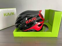 【新品未使用】KASK / MOJITO X / Black Red / Lサイズ / カスク / 59～62cm / 自転車 / ヘルメット_画像1