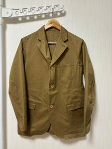 美品☆[WORKERS K&T H MFG Co.] Lounge Jacket Chino Beige ラウンジジャケット ワークカバーオール 36 チノ ベージュ 日本製 ワーカーズ